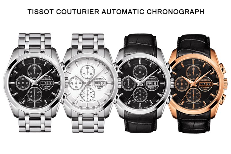 TISSOT COUTURIER AUTOMATIC CHRONOGRAPH: 2 TRONG 1!