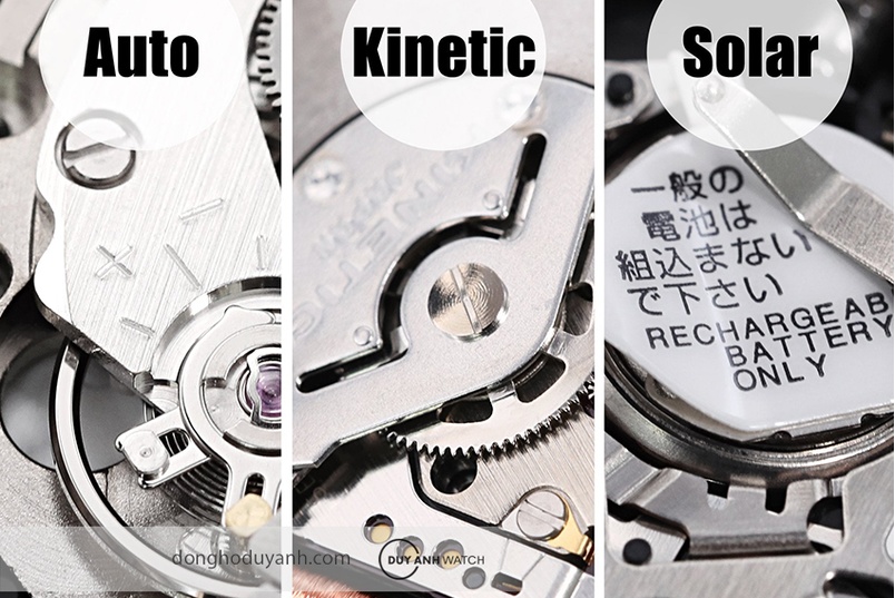 Đồng hồ Kinetic là loại đồng hồ gì ? Cách hoạt động và so sánh bộ máy đồng hồ