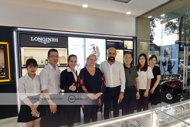 Đồng hồ Duy Anh tiếp phái đoàn thương hiệu Longines (Thụy Sỹ) thăm cửa hàng Duy Anh Watch 205 Trần Hưng Đạo, Quận 1, TPHCM
