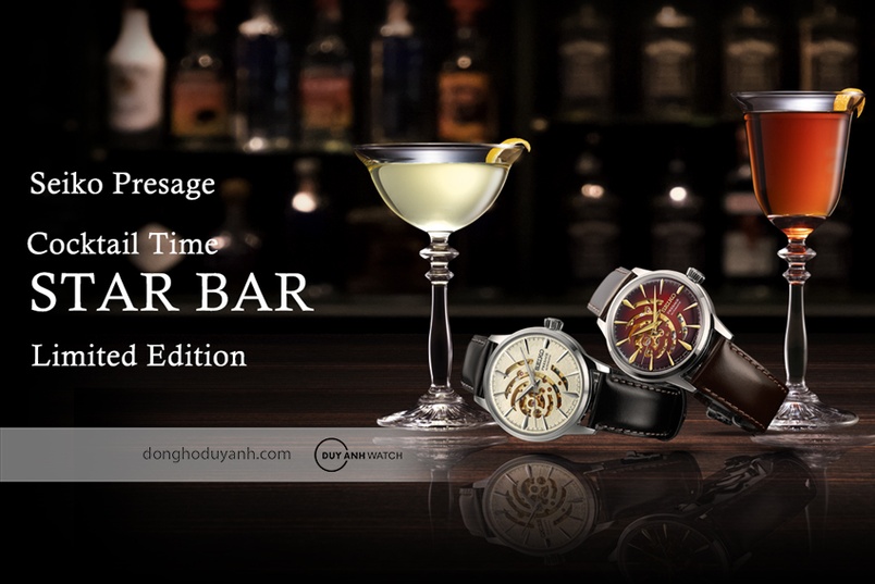 Giới thiệu BST mới Seiko Presage Cocktail Time Star Bar Limited Edition