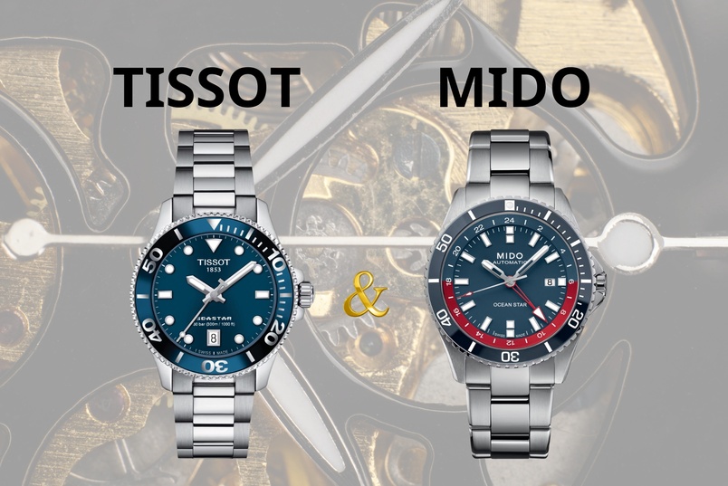 So sánh đồng hồ Mido và Tissot