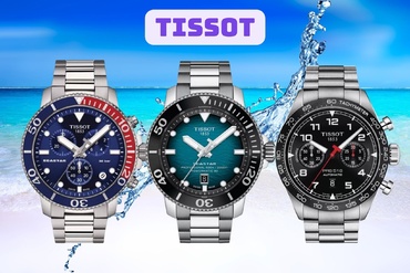 Top 10 mẫu đồng hồ thể thao Tissot thích hợp để đeo đi biển
