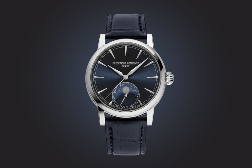 Frederique Constant Classic Moonphase Date Manufacture với bộ máy in-house mới