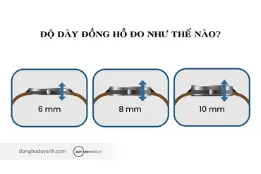 Độ dày đồng hồ đo như thế nào? Hướng dẫn chi tiết cách đo và chọn đồng hồ phù hợp