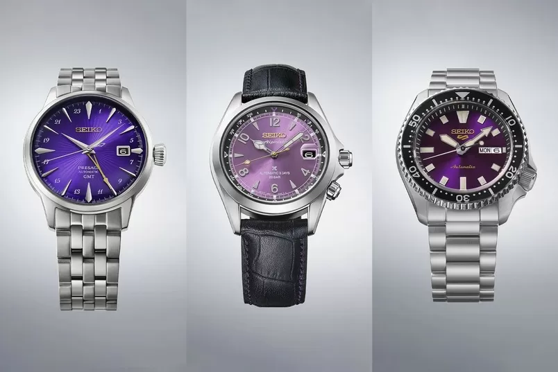Bộ Sưu Tập Seiko Edo Purple Kỷ Niệm 145 Năm: 6 Mẫu Đồng Hồ Giới Hạn Mới Nhất