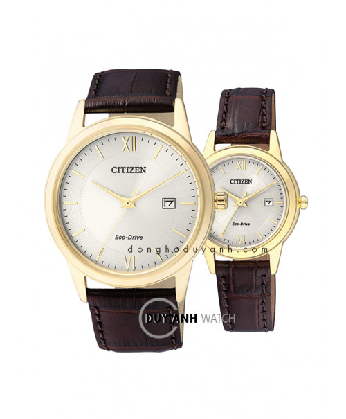 Đồng hồ đôi Citizen AW1232-12A và FE1082-13A