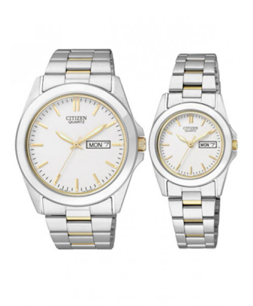 Đồng hồ đôi Citizen BF0584-56A và EQ0564-59A