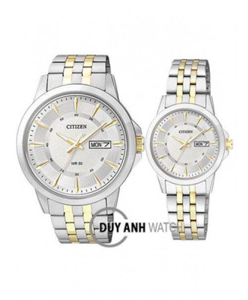 Đồng hồ đôi Citizen BF2018-52A và EQ0604-56A