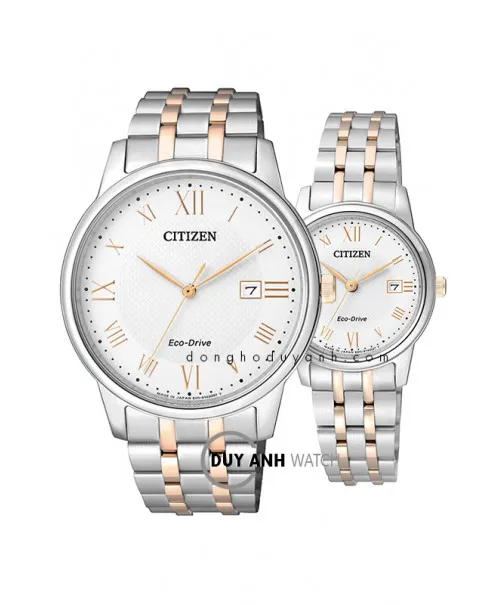 Đồng hồ đôi Citizen BM6974-51A và EW2314-58A