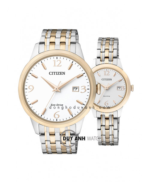 Đồng hồ đôi Citizen BM7304-59A và EW2234-55A