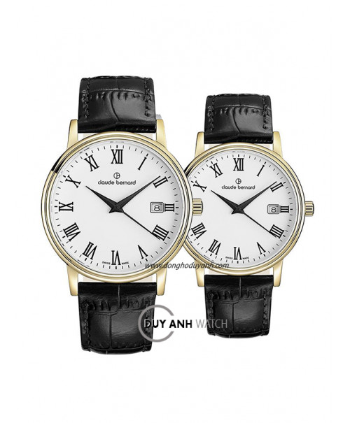 Đồng hồ đôi Claude Bernard 53007.37J.BR và 54005.37J.BR