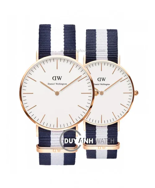 Đồng hồ đôi Daniel Wellington DW00100004 và DW00100031