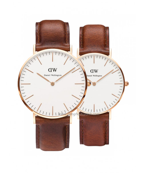 Đồng hồ đôi Daniel Wellington DW00100006 và DW00100035