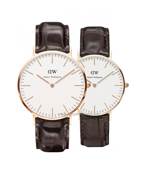 Đồng hồ đôi Daniel Wellington DW00100011 và DW00100038