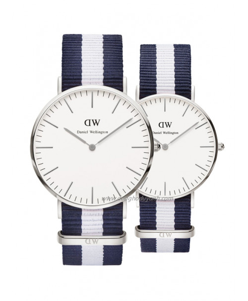 Đồng hồ đôi Daniel Wellington DW00100018 và DW00100047