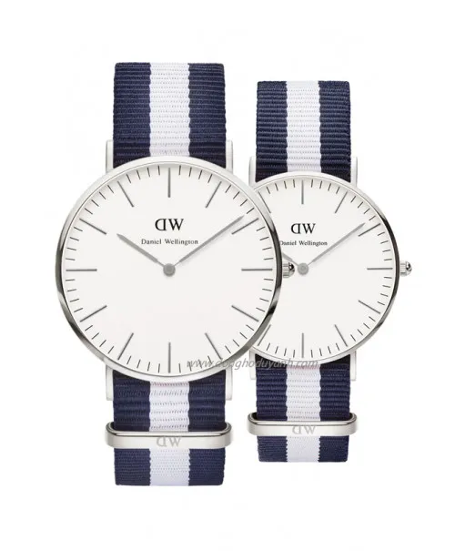 Đồng hồ đôi Daniel Wellington DW00100018 và DW00100047