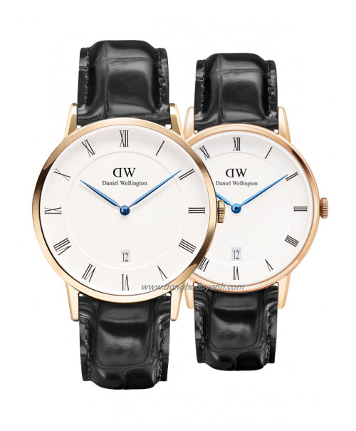 Đồng hồ đôi Daniel Wellington DW00100107 và DW00100118