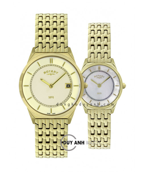 Đồng hồ đôi Rotary GB08002/03 và LB08002/40