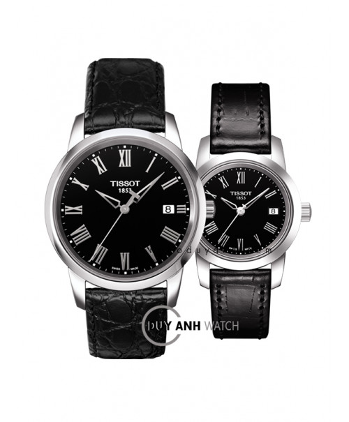 Đồng hồ đôi Tissot T033.410.16.053.01 và T033.210.16.053.00