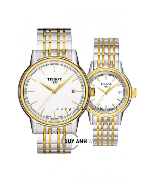 Đồng hồ đôi Tissot T085.410.22.011.00 và T085.210.22.011.00