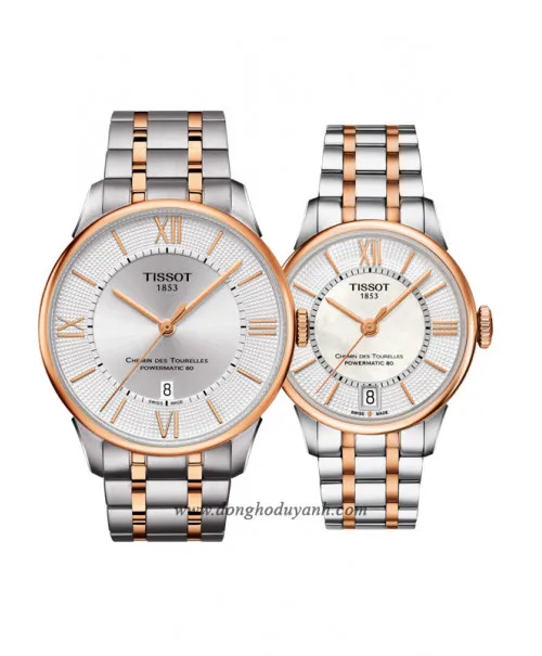 ĐỒNG HỒ ĐÔI TISSOT T099.407.22.038.02 và T099.207.22.118.02
