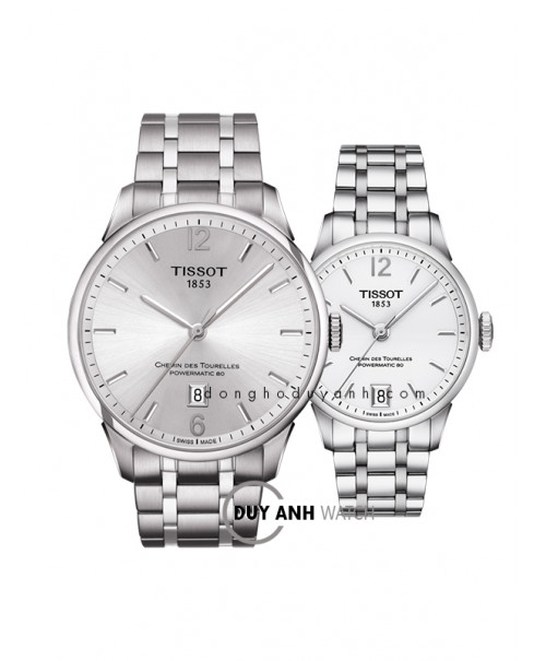 Đồng hồ đôi Tissot T099.407.11.037.00 và T099.207.11.037.00