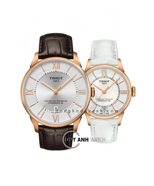 Đồng hồ đôi Tissot T099.407.36.038.00 và T099.207.36.118.00