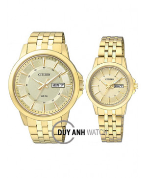 Đồng hồ đôi Citizen BF2012-59P và EQ0602-51P