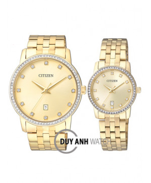 Đồng hồ đôi Citizen BI5032-56P và EU6032-51P
