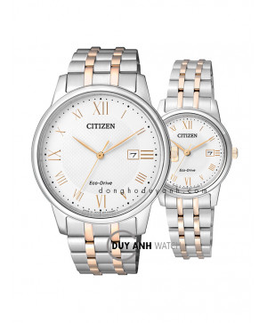 Đồng hồ đôi Citizen BM6974-51A và EW2314-58A