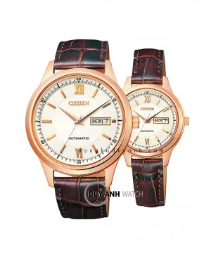 Đồng hồ đôi Citizen NY4053-05A và PD7153-05A