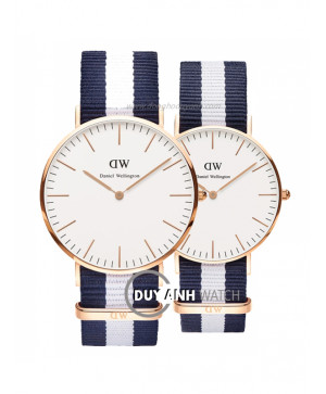 Đồng hồ đôi Daniel Wellington DW00100004 và DW00100031