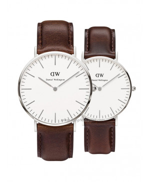 Đồng hồ đôi Daniel Wellington DW00100023 và DW00100056