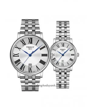ĐỒNG HỒ ĐÔI TISSOT CARSON T122.410.11.033.00 và T122.210.11.033.00