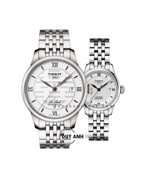Đồng hồ đôi Tissot Lelocle Powermatic 80 T006.407.11.033.01 và T41.1.183.35