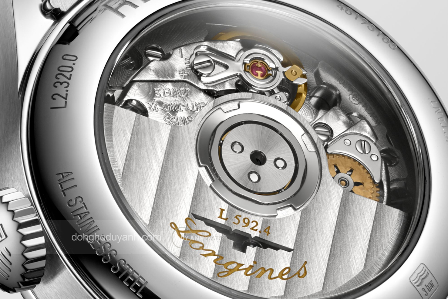 Đồng hồ Longines Record L2.320.4.11.6 (L23204116)2