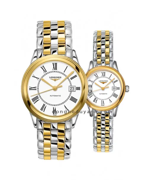 Đồng hồ đôi Longines Flagship L4.974.3.21.7 và L4.374.3.21.7