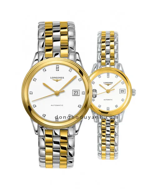 Đồng hồ đôi Longines Flagship L4.974.3.27.7 và L4.374.3.27.7