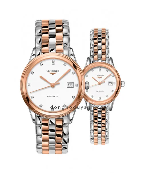 Đồng hồ đôi Longines Flagship L4.974.3.99.7 và L4.374.3.99.7