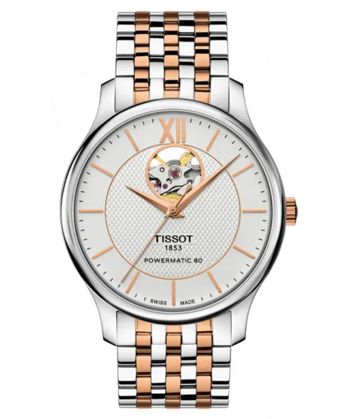 Tissot Tradition Powermatic 80 Open Heart T063.907.22.038.01 (T0639072203801)