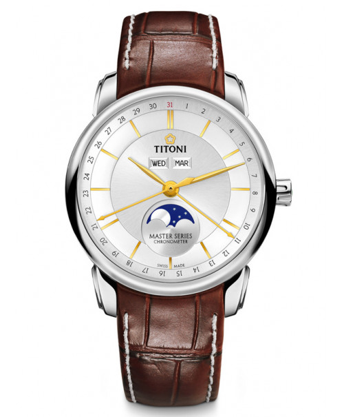 Titoni Master Moon Phase 94588 S-ST-635