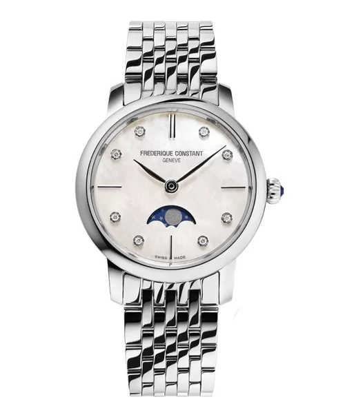 Đồng hồ Frederique Constant Slimline Moonphase FC-206MPWD1S6B