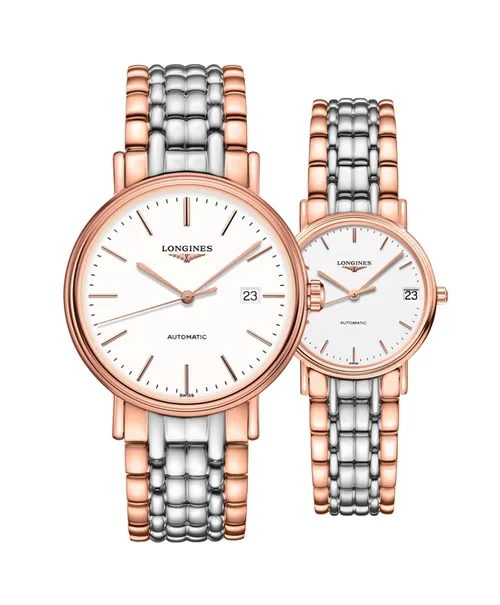 Đồng hồ đôi Longines Présence L4.922.1.12.7 và L4.322.1.12.7