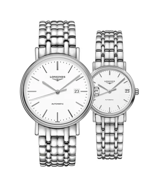 Đồng hồ đôi Longines Présence L4.922.4.12.6 và L4.322.4.12.6