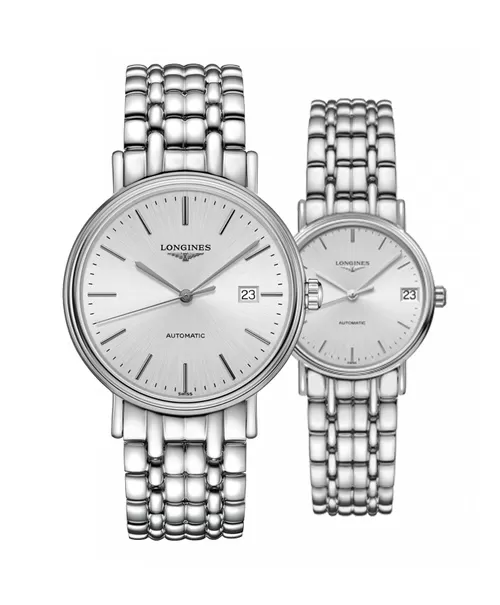 Đồng hồ đôi Longines Présence L4.922.4.72.6 và L4.322.4.72.6