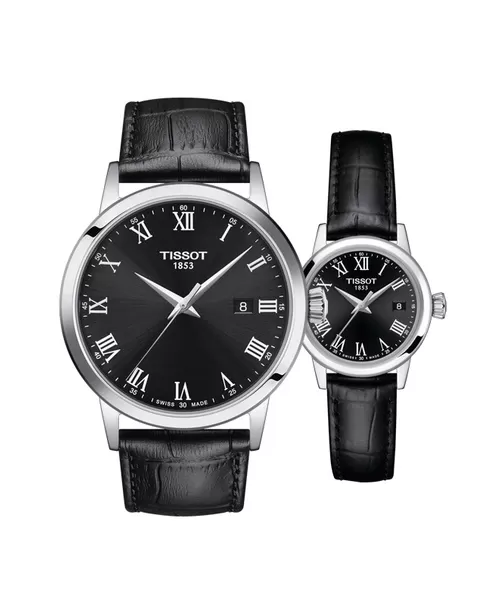 Đồng hồ đôi Tissot Classic Dream T129.410.16.053.00 và T129.210.16.053.00