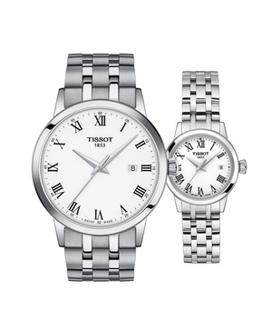 Đồng hồ đôi Tissot Classic Dream T129.410.11.013.00 và T129.210.11.013.00