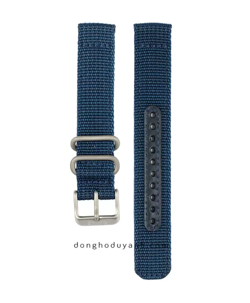 Dây Dù Đồng Hồ Seiko 5 Quân Đội Xanh Lam 4K12JZ (Size Mặt 37mm)