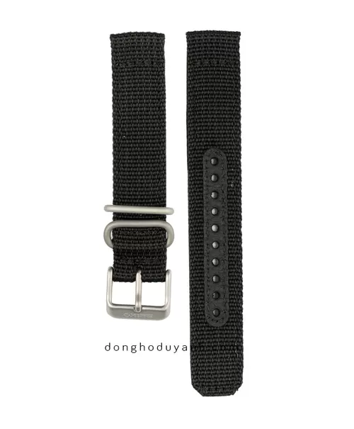 Dây Dù Đồng Hồ Seiko 5 Quân Đội Đen 4K13JZ (Size Mặt 37mm)