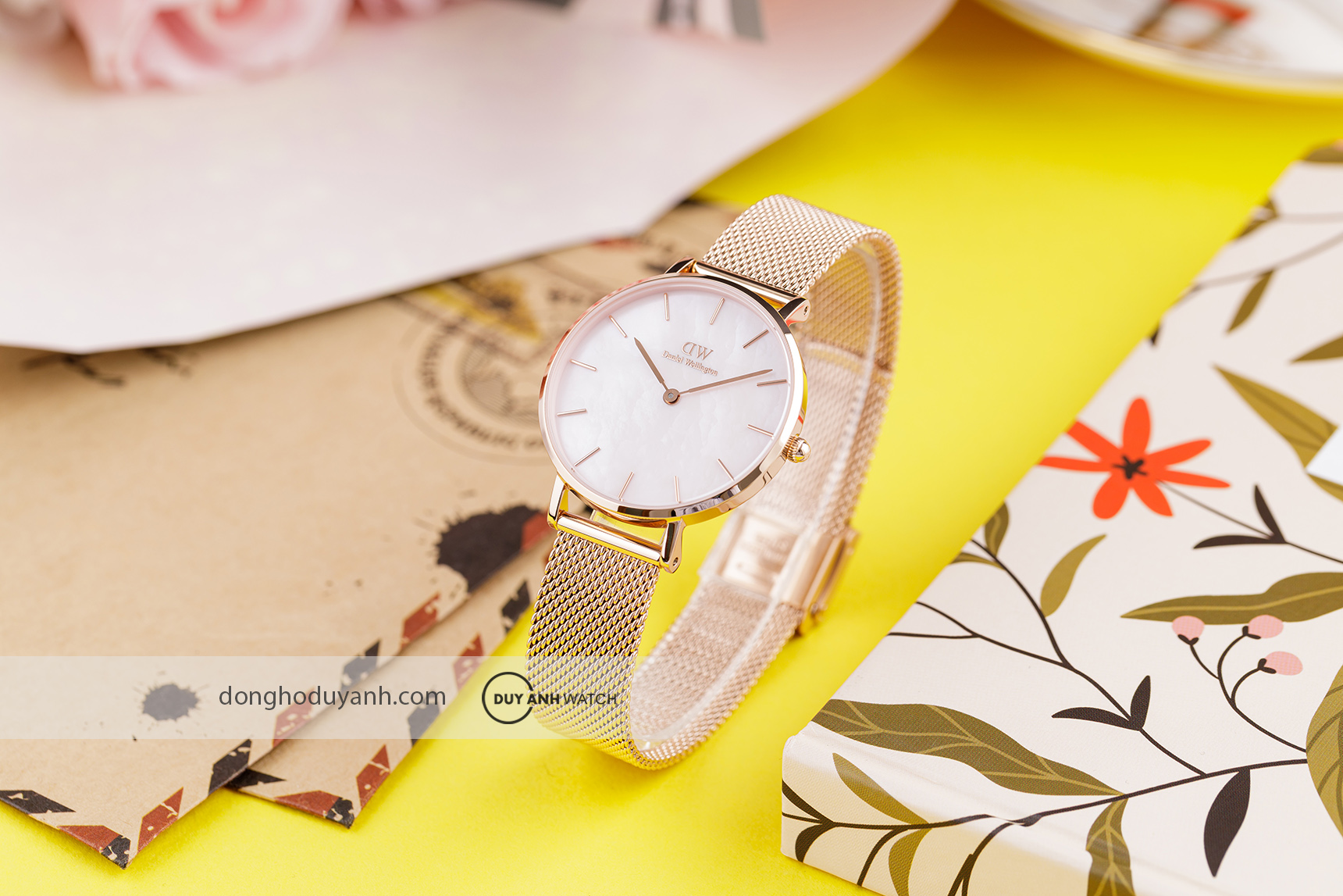 Daniel Wellington Petite Melrose Pearl DW001005162